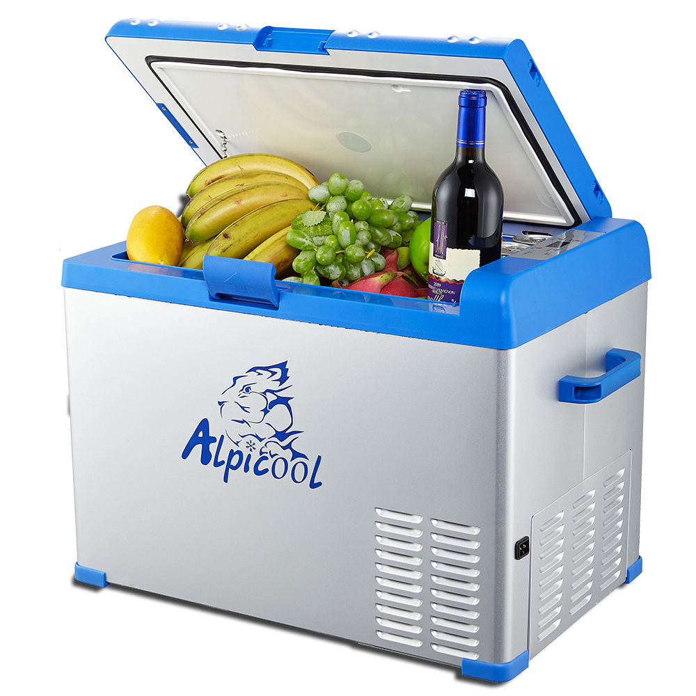 Морозильник для автомобиля. Автохолодильник Alpicool c50. Холодильник автомобильный Alpicool c50 серый. Компрессорный холодильник Alpicool c50. Автохолодильник 12в 220в компрессорный Alpicool.