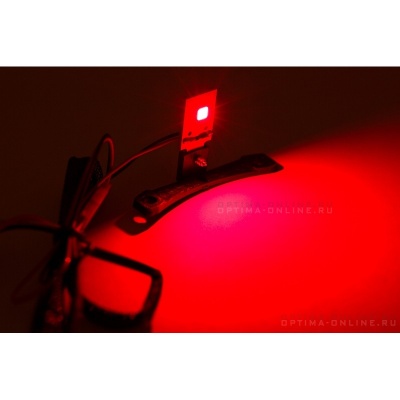 Светодиодная подсветка линз OPTIMA "Devil Eye" 1W (красная Red)